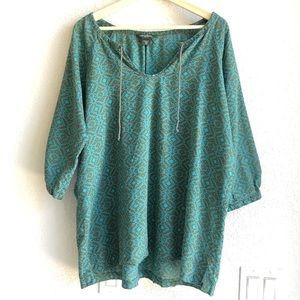 2X Eddie Bauer Womens Peasant Top